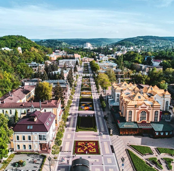 Курортный бульвар города Кисловодск